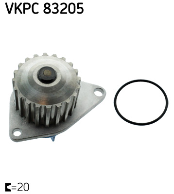 SKF VKPC 83205 Vízszivattyú, vízpumpa